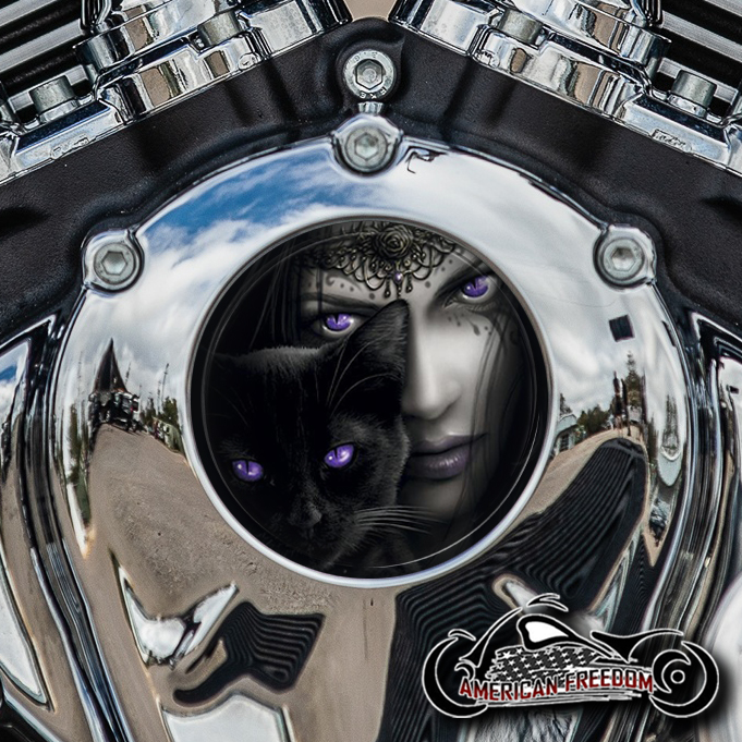 Indian Thunder Stroke Cam Insert - Gal & Cat Purple Eyes